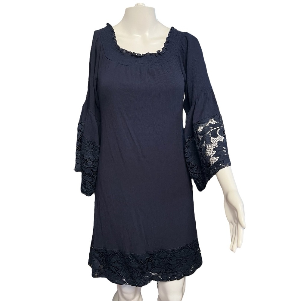 Westport - Women’s Lace Bell Sleeve Mini Dress Sz. SMP